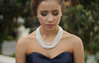 Wearing Pearls As a Bridesmaid