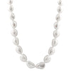 Magnificent Baroque White Freshwater Pearl Necklace