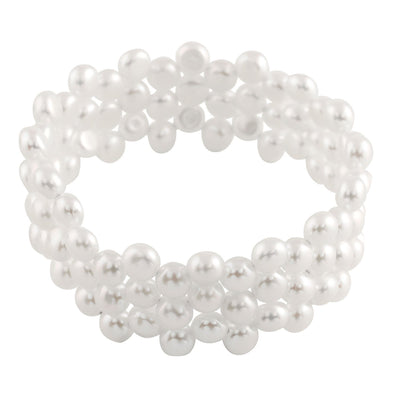 Beautiful Triple Row Freshwater Pearl Bracelet