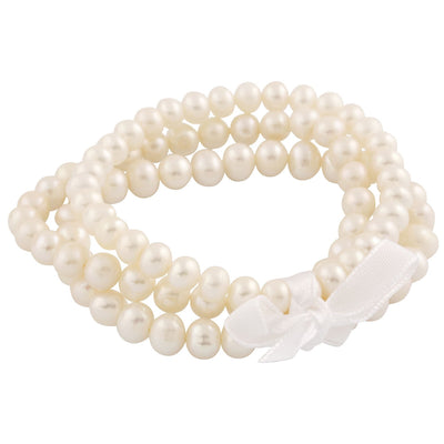 Trio of Beautiful Freshwater Pearl Bracelets