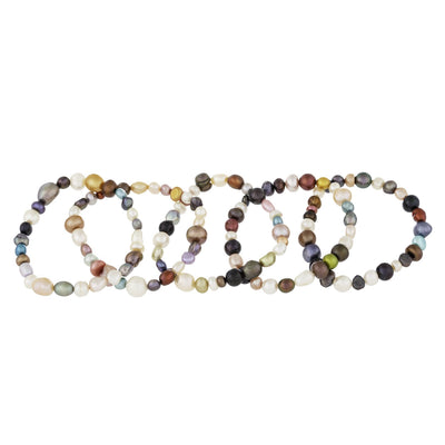 Set of 5 multicolored Freshwater Bracelets