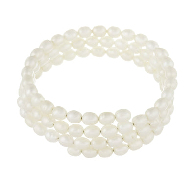 Beautiful Adjustable Bangle Pearl Bracelet