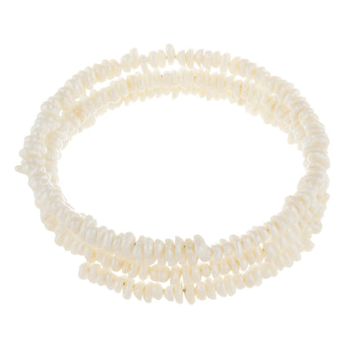 Keshi Pearl Triple Row Bracelet