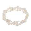 Fancy Braided Freshwater Pearl Bracelet