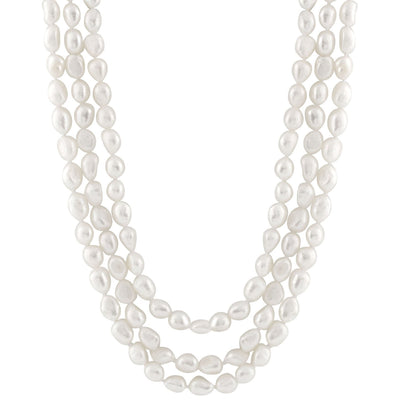 Fancy Baroque 64" Endless Pearl Necklace