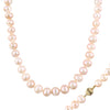 Fancy Freshwater Pearl Necklace set in 14k gold