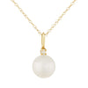 Diamond Accented Beautiful White Pendant