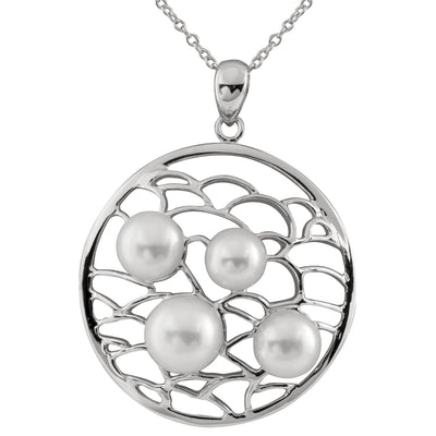 Pearl Medalion in Sterling Silver