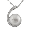 White Pearl Accented Pendant