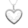 Heart Shaped Pearl Pendant