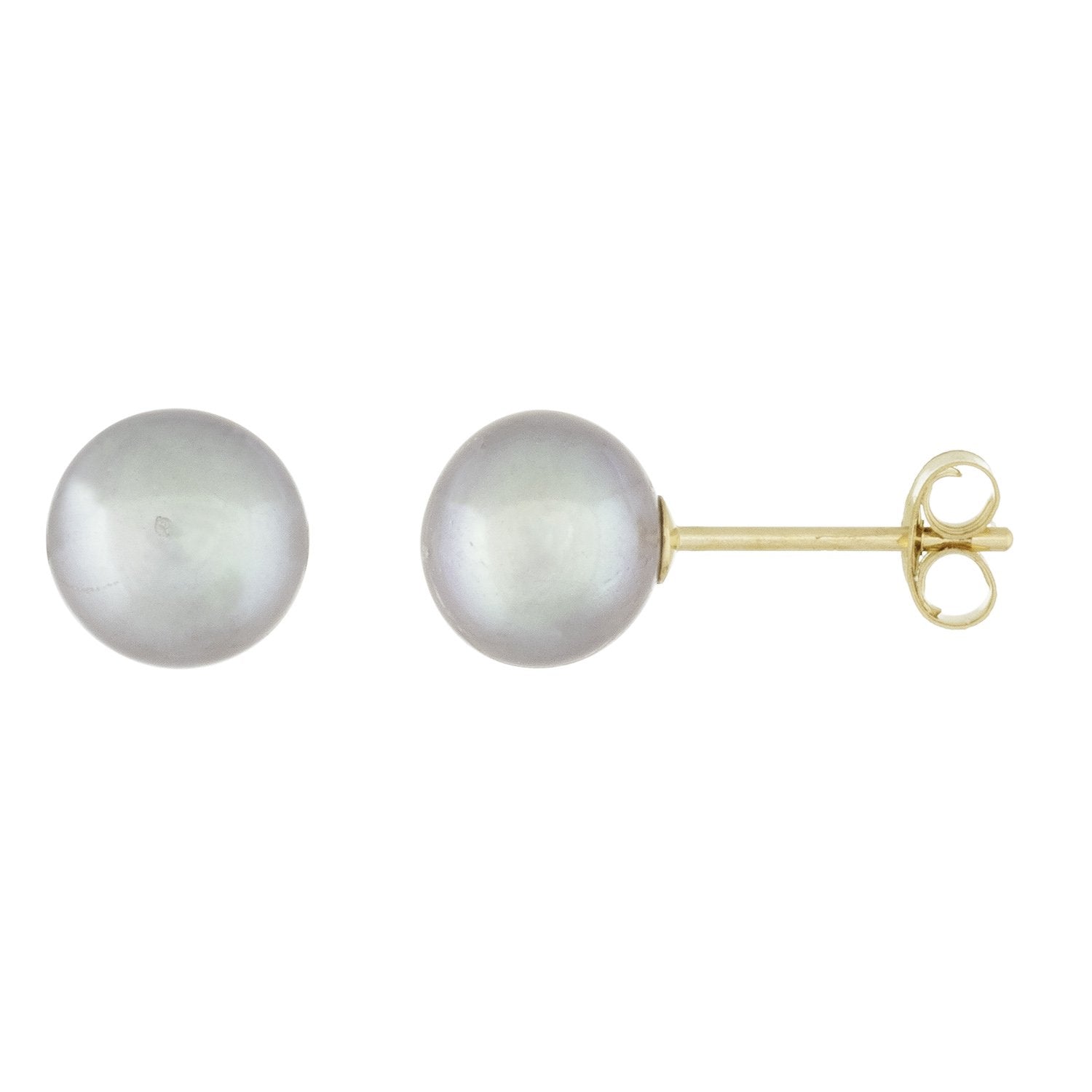 Beautiful Round 6mm Freshwater Pearl Studs
