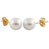 Beautiful Round 6mm Freshwater Pearl Studs