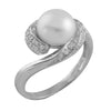 Fancy Halo Pearl Ring