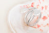 Double Keshi Pearl Fancy Silver Ring