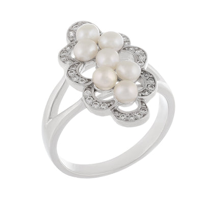 Freshwater Pearl Cluster Ring