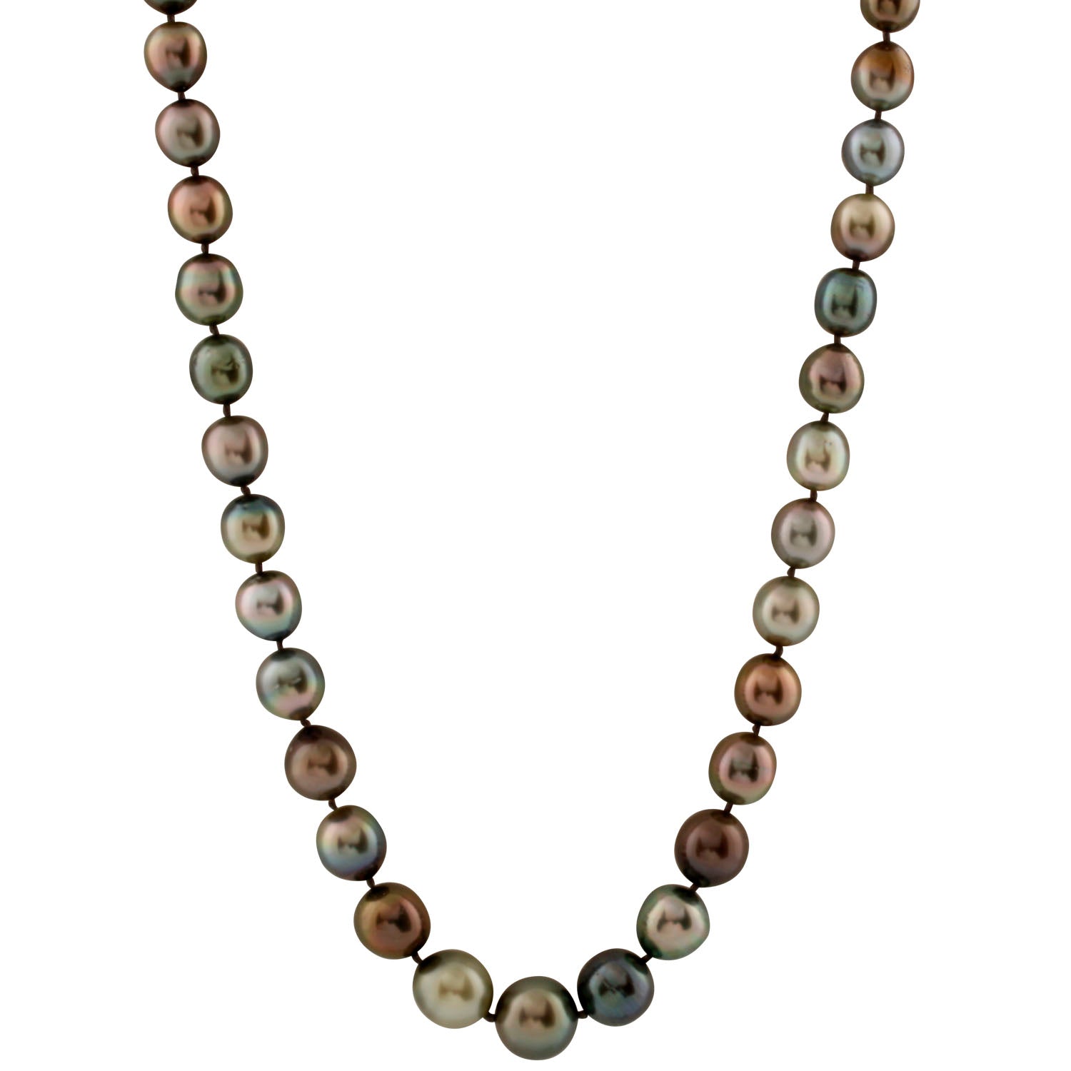 Natural Black Tahitian AAA Pearl Necklace