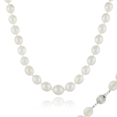 Natural White South Sea Necklace