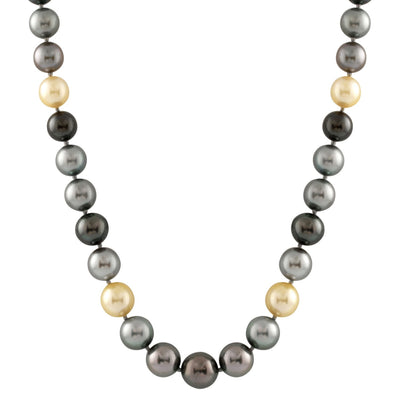 Multicolored Tahitian South Sea Necklace